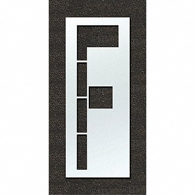 RAE STL108F144F Airport Pavement Stencil F 144 in