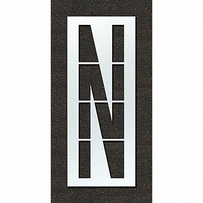 RAE STL108F144N Airport Pavement Stencil N 144 in