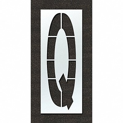 RAE STL108F144Q Airport Pavement Stencil Q 144 in