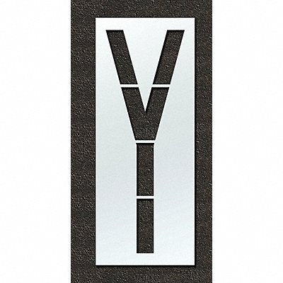RAE STL108F144Y Airport Pavement Stencil Y 144 in