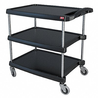 METRO MY203034BL Utility Cart 400 lb Load Cap. 3 Shelves