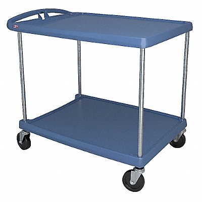 METRO MY263624BU Utility Cart 400 lb Load Cap. 2 Shelves