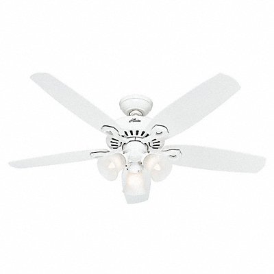 HUNTER 53236 Decratve Ceiling Fan 52 Blade Dia 3 Spds