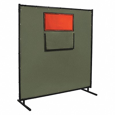 STEINER 501HD338F6X6 Welding Screen with Window 6 ft H 6 ft W