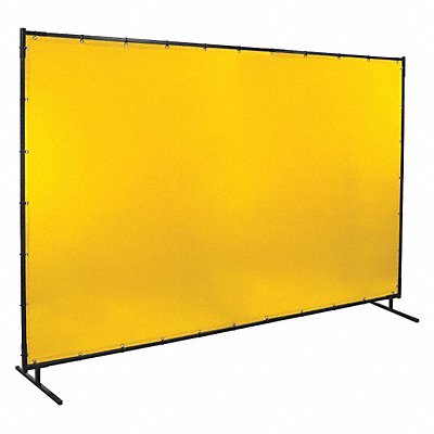 STEINER 5346X10 H6758 Welding Screen 6 ft H 10 ft W Yellow