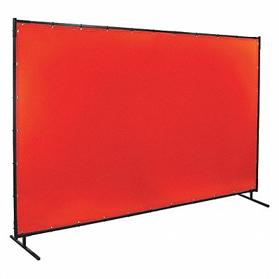 STEINER 5386X10 H6758 Welding Screen 6 ft H 10 ft W Orange