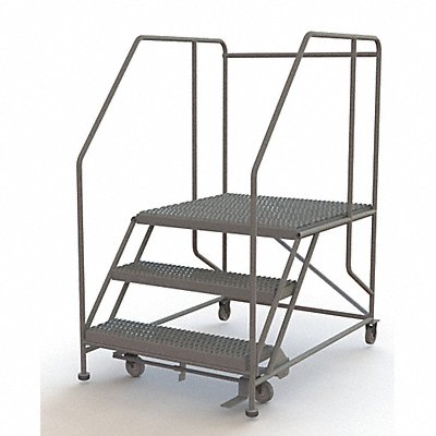 TRI-ARC WLWP133636SL Rolling Work Platform Steel 3 Steps