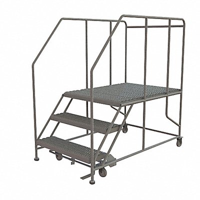 TRI-ARC WLWP133648SL Rolling Work Platform Steel 3 Steps