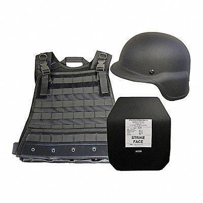 UNITED SHIELD ASIIISMBLK Active Shooter Kit Level III SM Black