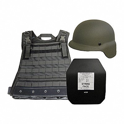 UNITED SHIELD ASIIILGOD Active Shooter Kit Level III LG OD Gr
