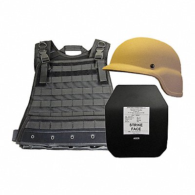 UNITED SHIELD ASIIIMDTN Active Shooter Kit Level III MD Tan