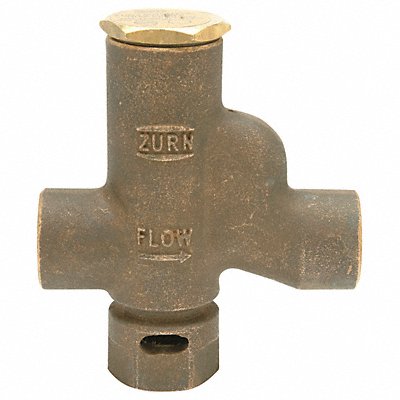 ZURN Z1022XL12IP Trap Primer 4 1/4 in H Silver