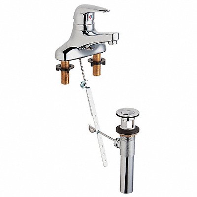 CHICAGO FAUCETS 420POMPABCP Low Arc Chrome Chicago Faucets 420