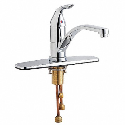 CHICAGO FAUCETS 431ABCP Kitchen Faucet Manual Brass 1.5 gpm