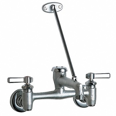 CHICAGO FAUCETS 897RCF Straight Chrome Chicago Faucets 12.0gpm
