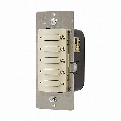 HUBBELL WIRING DEVICE-KELLEMS DT5030I Countdown Timer Ivory 120/277V AC