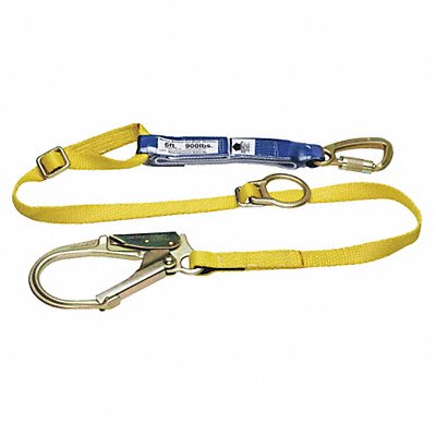 WERNER C311203 Decoil Tie-Back Single Leg Lanyard 6ft
