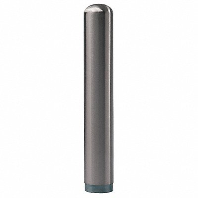 GRAINGER SS4024TB304 Bollard 24 in H Silver Stainless Steel