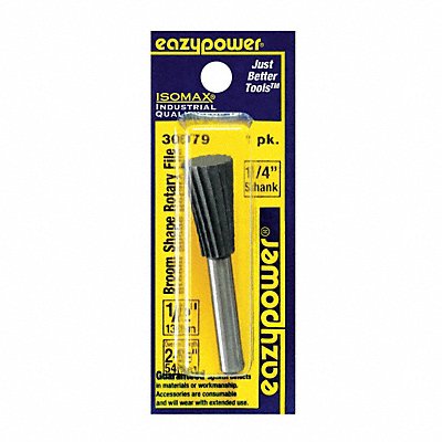 EAZYPOWER 30079 Rotary File Broom 1/2 Shank Dia