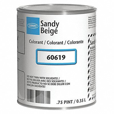TENNANT 60619 Paint Colorant Beige 1 pt