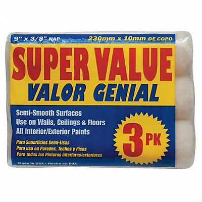 PREMIER 3TRI Roller Cover 9 L 3/8 Nap Polyester PK3
