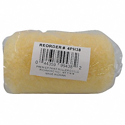 PREMIER 4PH38 Paint Roller Cover 4 L 3/8 Nap Phenolic