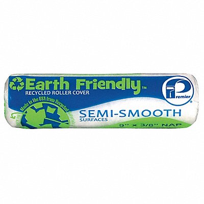 PREMIER EF938 Paint Roller Cover 9 L 3/8 Nap Polyester