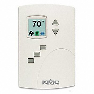 KMC CONTROLS BAC4001CW0003 BACnet MS/TP Thermostat Heat Pumps With Aux