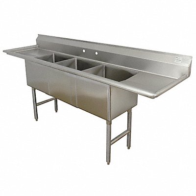 ADVANCE TABCO FC3151515RL Scullery Sink Square 15inx15inx14in