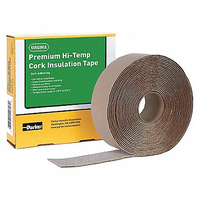 PARKER VIRGINIA PTH1 Hi-Temp Cork Insulation Tape Roll