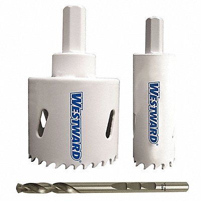 WESTWARD 29VX11 Hole Saw Kit 3 pcs.