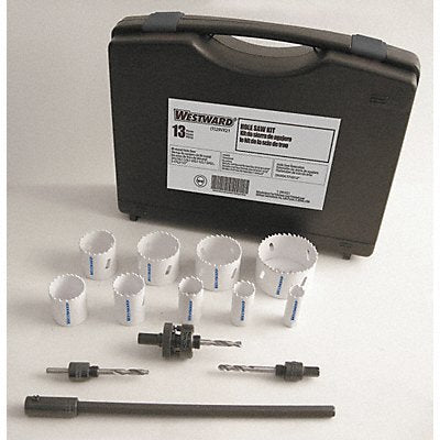 WESTWARD 29VX21 Hole Saw Maintenance Kit 13 PC