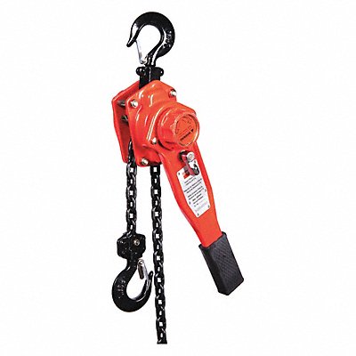DAYTON 29XP45 Lever Chain Hoist 1500 lb Lift 5 ft.