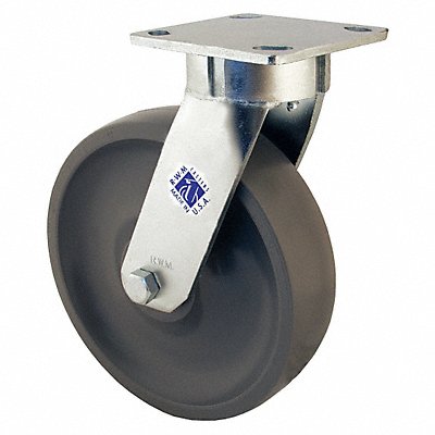 RWM 65GTB0620S Kingpinless Plate Castor Swivel 1500 lb.