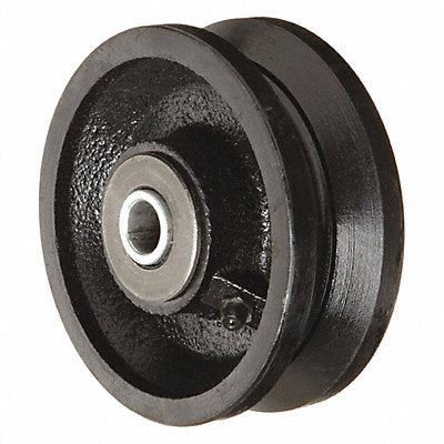 GRAINGER VIR042008 V-Groove Track Wheel 4 Wheel Dia