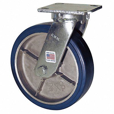 RWM 47GTB0620S Kingpinless Plate Castor Swivel 1500 lb.