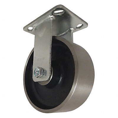 RWM 65FSR0620R Kingpinless Plate Castor Rigid 1800 lb.