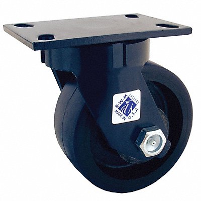 RWM 75UIR0630S Plate Caster Swivel Polyurethane 7 1/2 H