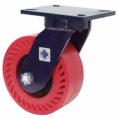 RWM 76DUR0830S Kingpinless Plate Castor Swivel 2500 lb.