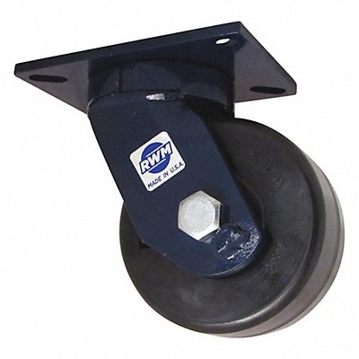 RWM 76DUR0630S Kingpinless Plate Castor Swivel 3000 lb.