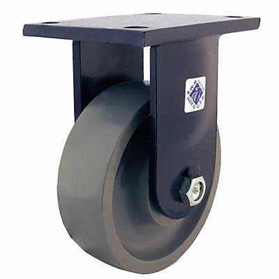 RWM 95NYB0630R Plate Caster Rigid Nylon 8 1/2 H