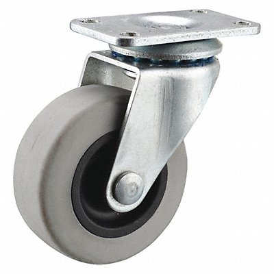 GRAINGER P5SRP020GP001 NSF-Listed Plate Castor Swivel 80 lb.