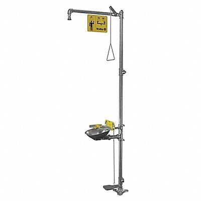 BRADLEY S19314SS Shower with Face/Eyewash 26-13/16inW