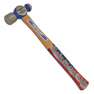 VAUGHAN TC2012 Ball Pein Hammer 12 Oz 1 7/8 Head Dia