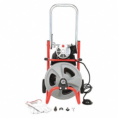 RIDGID K400withC45IW Drain Cleaning Machine Corded 165 RPM
