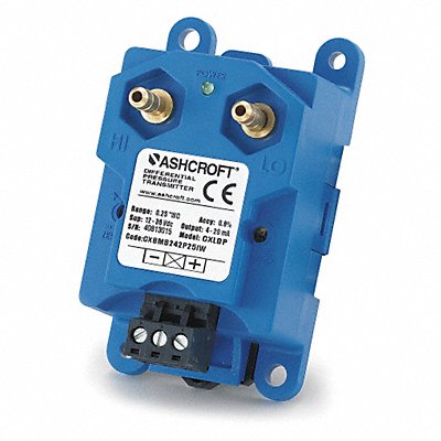 ASHCROFT CX8MB242P5IWL Diff. Transmitter -0.5 to 0.5 in wc