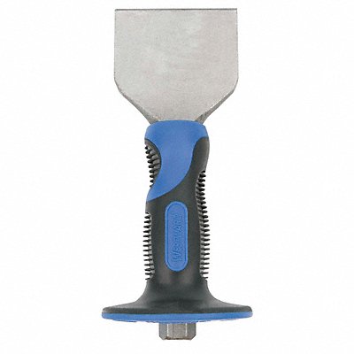 WESTWARD 2AJJ8 Handguarded Brick Chisel 3 x 7-1/2 In.