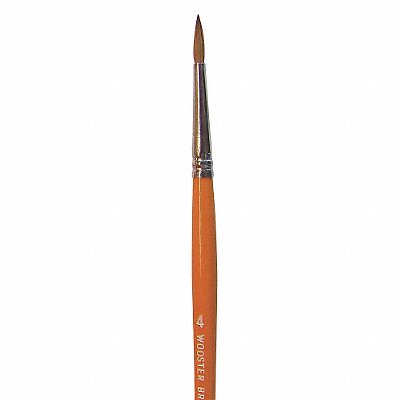 WOOSTER F16274 Paint Brush #4 Artist Red Sable Soft