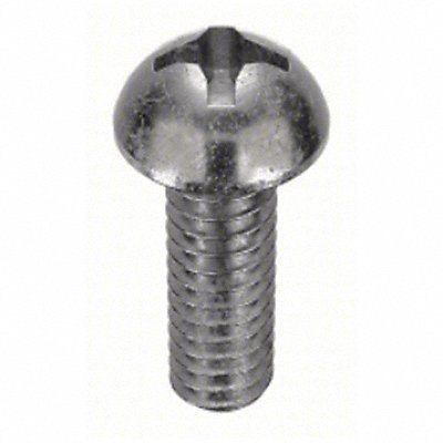 GRAINGER U512110160150 Mach Screw Rnd 8-32x1 1/2 L PK100