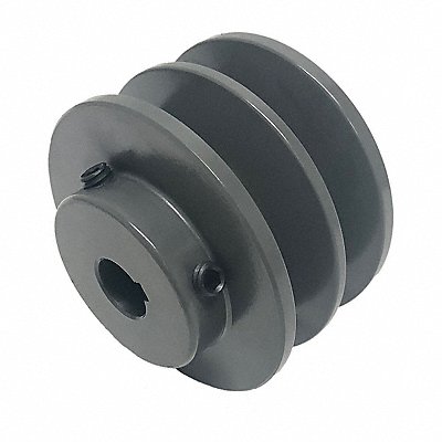 GRAINGER AK2234 V-Belt Pulley Finished 0.75in 0.66in